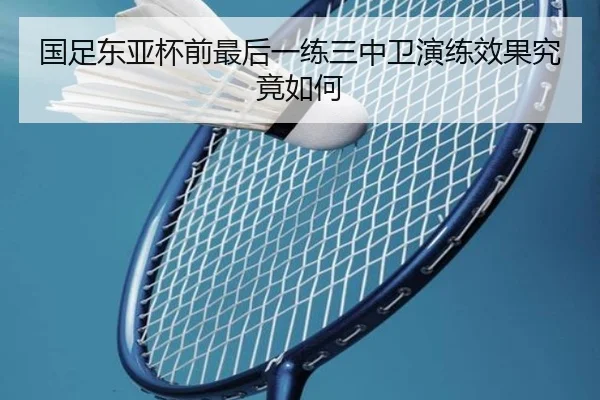 国足东亚杯前最后一练三中卫演练效果究竟如何